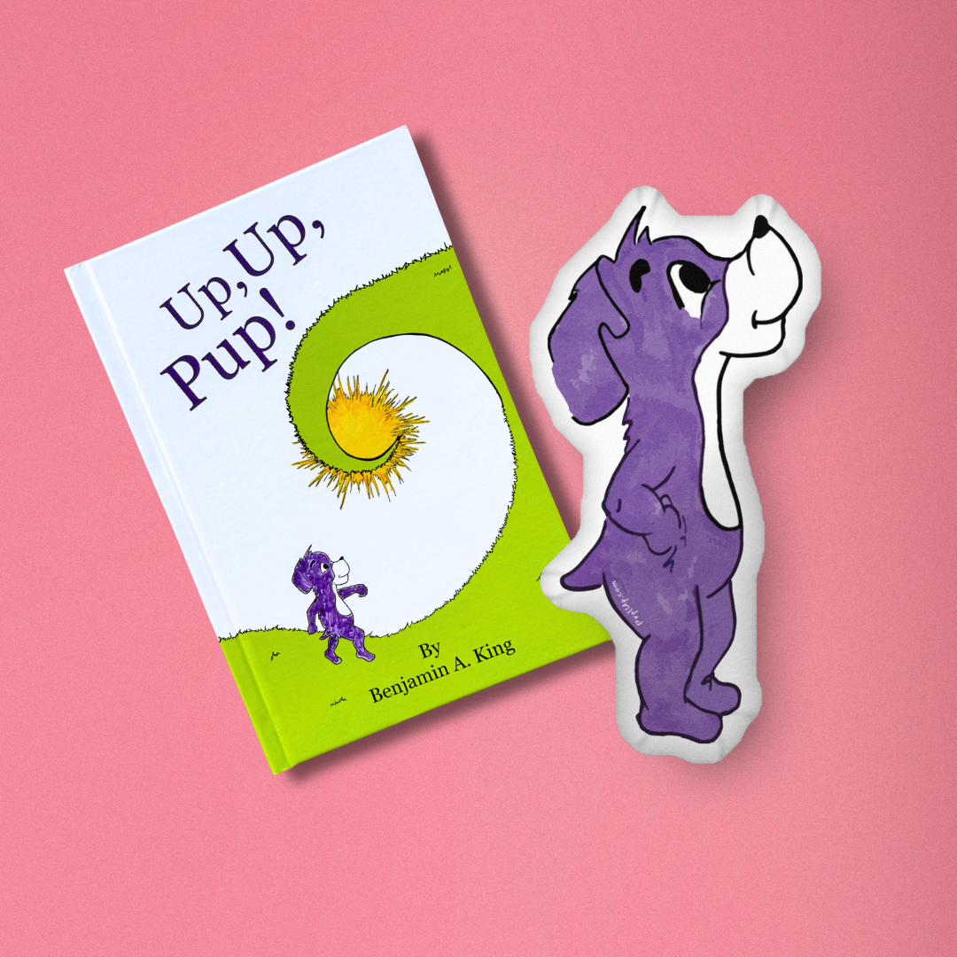 Pup's Story Time Starter Kit – Book & Pillow Bundle