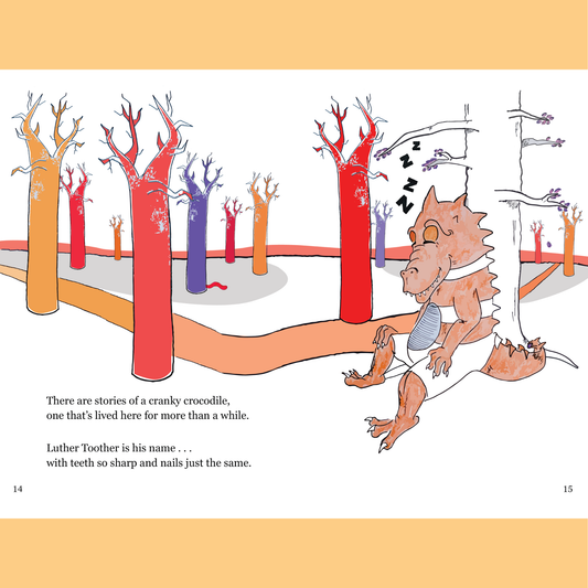 Pup and the Crocodile Smile