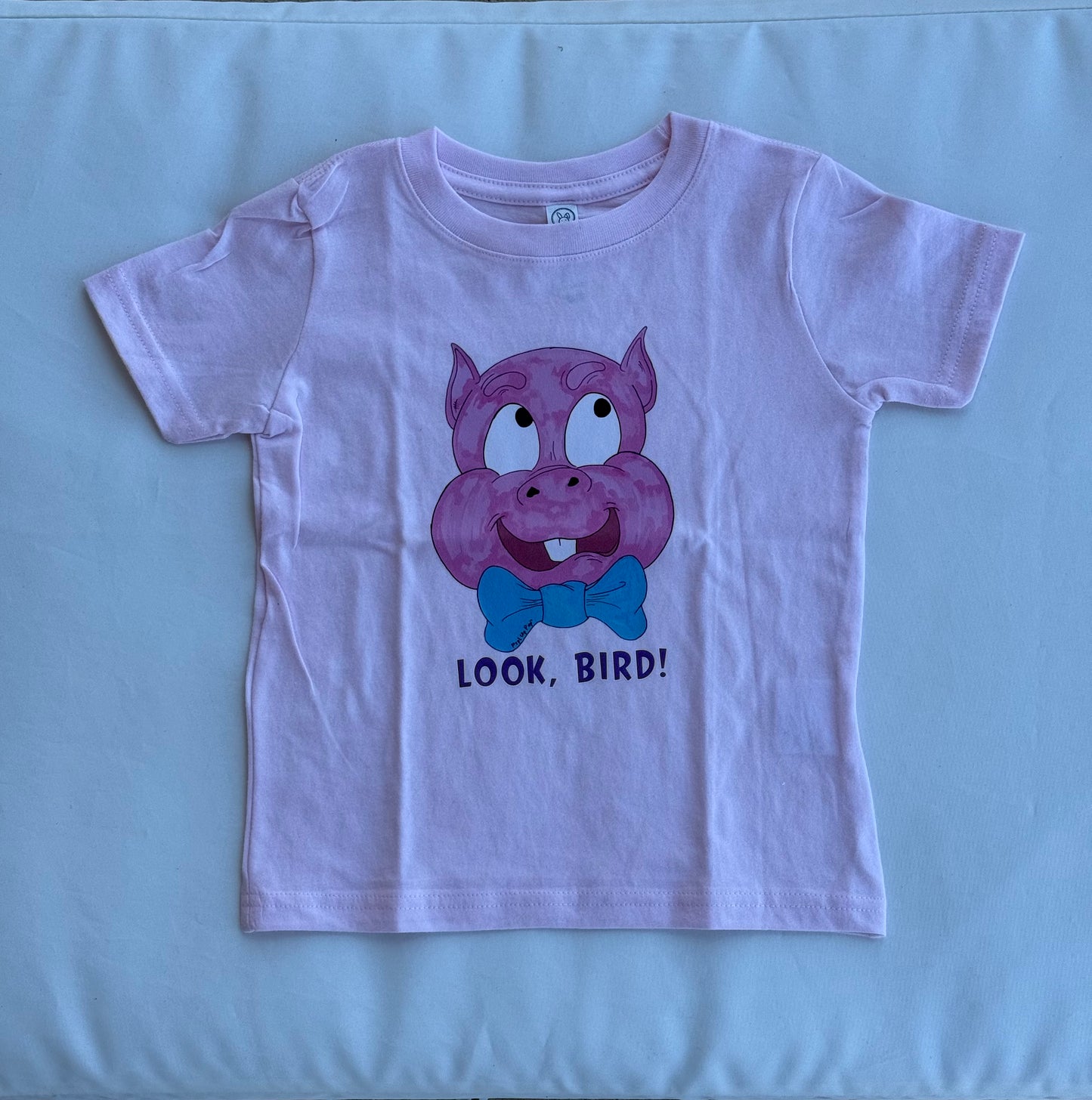 Look Bird Pig 3 Kids T-Shirt | Prpl Up Pup