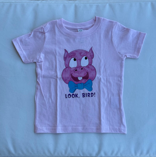 Look Bird Pig 3 Kids T-Shirt | Prpl Up Pup