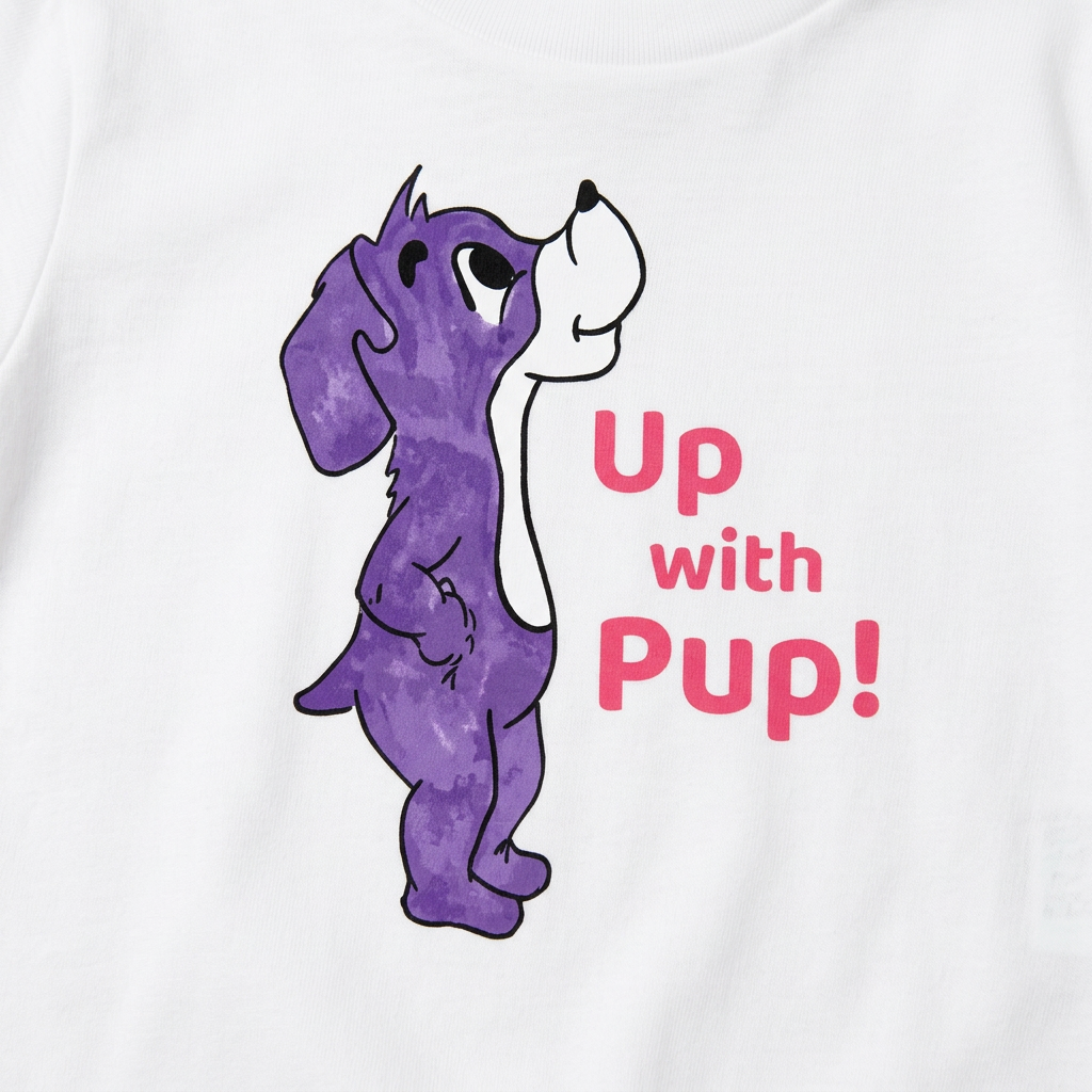 Up with Pup! graphic close-up preview